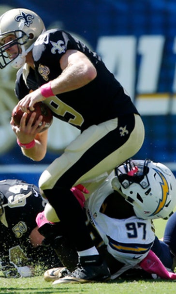Brees, Saints head into bye after stunning Chargers 35-34